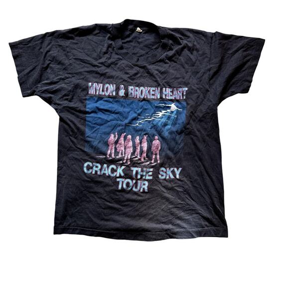 1987 Vintage Band Tour T-Shirt Single Stitch Unisex Size Large - Picture 1 of 4